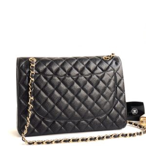 Ch@nel Flap Bag-Caviar Leather-Maxi-33CM - Image 6