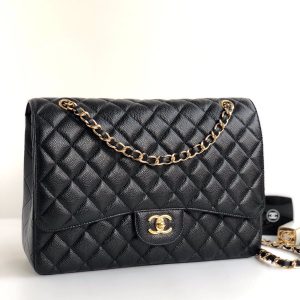 Ch@nel Flap Bag-Caviar Leather-Maxi-33CM - Image 7