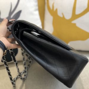 Ch@nel Flap Bag-Lambskin Leather-Maxi-33CM - Image 2