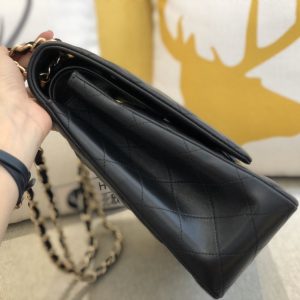 Ch@nel Flap Bag-Lambskin Leather-Maxi-33CM - Image 7