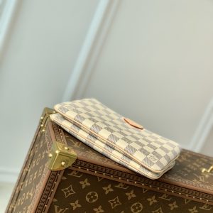 Louis Vuitton M80084 Pochette Double Zip Bag -20*12.5*3CM - Image 5