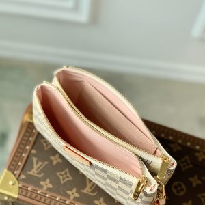 Louis Vuitton M80084 Pochette Double Zip Bag -20*12.5*3CM - Image 6