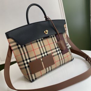Burberry Society Vintage Tote-28*36*29CM - Image 8