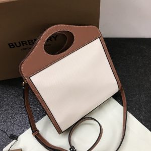 Burberry Pocket Bag-23.5x7x20CM - Image 5