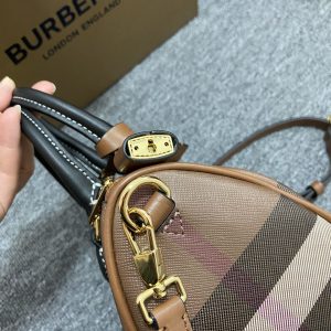 Burberry Bowling Bag-18.5x11x12CM - Image 7