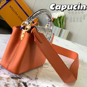 Louis Vuitton Mini Capucines Handlebag-21*14*8CM - Image 3