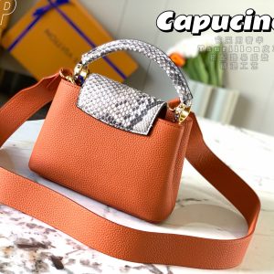 Louis Vuitton Mini Capucines Handlebag-21*14*8CM - Image 4