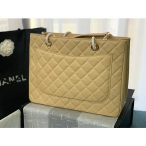 Ch@nel Grand Shopping Tote-Gold Hardware-34x24x12CM - Image 4