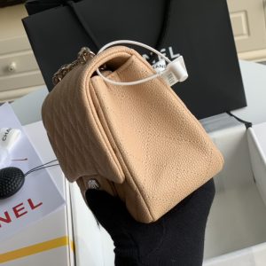 Ch@nel Flap Bag-Lambskin-Silver Hardware-17CM - Image 9