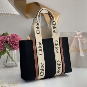 Chloe Woody Tote Bag - Image 4