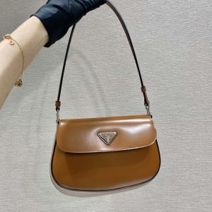 Prada Cleo Handbags-Patent Leather-23*18*4CM - Image 1