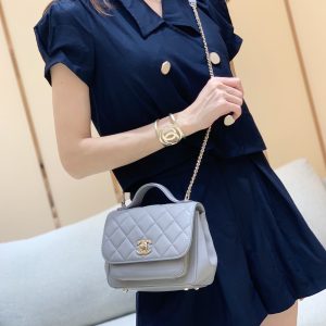 Ch@nel Flap Bag-25x21x7CM - Image 11