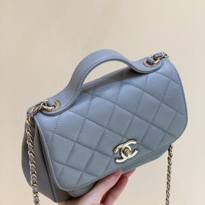 Ch@nel Flap Bag-25x21x7CM - Image 3