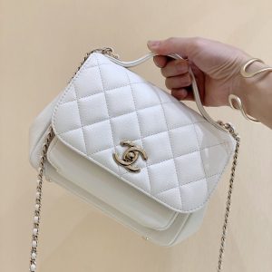 Ch@nel Flap Bag-25x21x7CM - Image 4