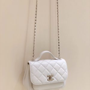 Ch@nel Flap Bag-25x21x7CM - Image 5