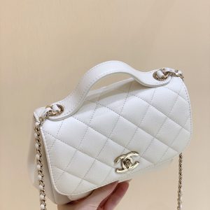 Ch@nel Flap Bag-25x21x7CM - Image 8