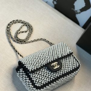 Ch@nel Flap Bag-21CM - Image 9