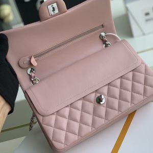 Ch@nel Flap Bag-Lambskin-25CM - Image 2