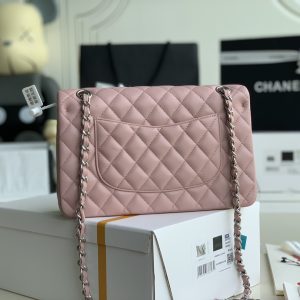 Ch@nel Flap Bag-Lambskin-25CM - Image 3