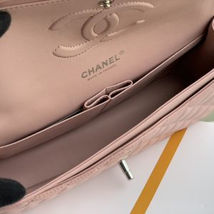 Ch@nel Flap Bag-Lambskin-25CM - Image 6