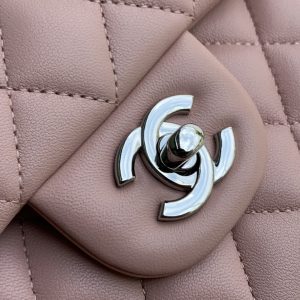 Ch@nel Flap Bag-Lambskin-25CM - Image 8