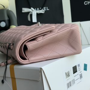 Ch@nel Flap Bag-Lambskin-25CM - Image 9