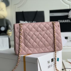 Ch@nel Flap Bag-Lambskin-25CM - Image 2