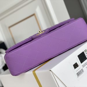 Ch@nel Flap Bag-Lambskin-25CM - Image 4