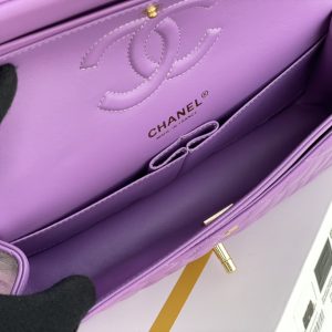 Ch@nel Flap Bag-Lambskin-25CM - Image 8