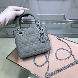 Lady Diro With Lambskin-17*15*8CM - Image 2