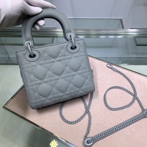 Lady Diro With Lambskin-17*15*8CM