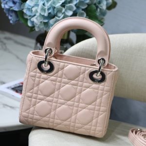 Lady Diro With Lambskin-17*15*8CM - Image 9
