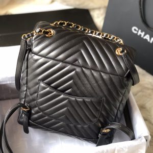 Ch@nel Backpack-Gold Hardware-20*25*10&30*25*15CM - Image 6