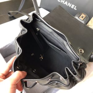 Ch@nel Backpack-Silver Hardware-20*25*10&30*25*15CM - Image 3