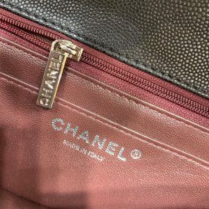 Ch@nel Flap Bag-Caviar-Silver Hardware-20CM - Image 6