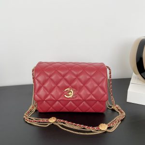 Ch@nel Flap Bag-21.5*14*10CM - Image 2