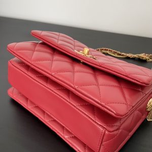 Ch@nel Flap Bag-21.5*14*10CM - Image 7