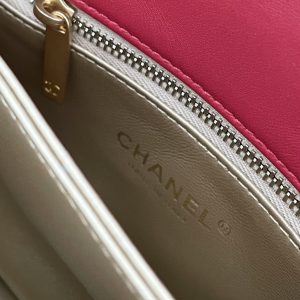 Ch@nel Flap Bag-21.5*14*10CM - Image 8