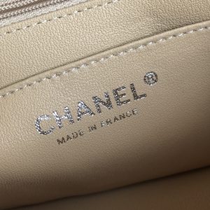 Ch@nel Flap Bag-Lambskin-Silver Hardware-20CM - Image 3