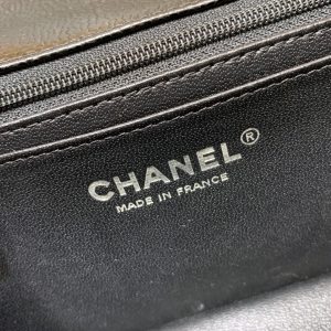 Ch@nel Flap Bag-Caviar-Silver Hardware-20CM - Image 5