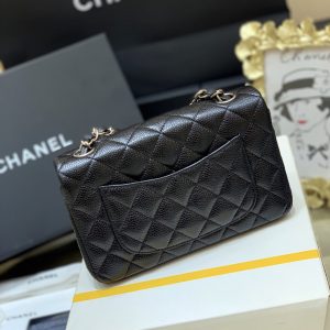 Ch@nel Flap Bag-Caviar-Silver Hardware-20CM - Image 7