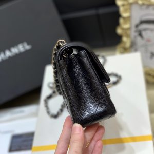 Ch@nel Flap Bag-Caviar-Silver Hardware-20CM - Image 9