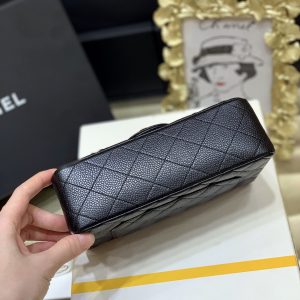 Ch@nel Flap Bag-Caviar-Gold Hardware-20CM - Image 8