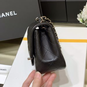 Ch@nel Flap Bag-Lambskin-17CM - Image 4