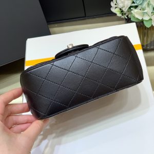 Ch@nel Flap Bag-Lambskin-17CM - Image 5