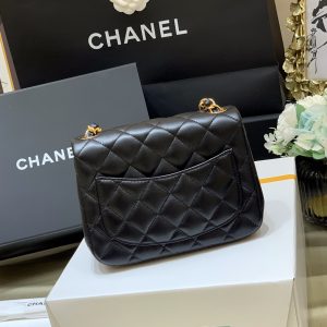 Ch@nel Flap Bag-Lambskin-17CM - Image 5