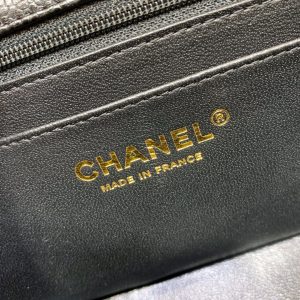Ch@nel Flap Bag-Caviar-17CM - Image 8