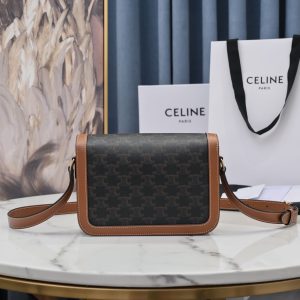 Celin Triomphe Shoulder Bag-22.5×16.5×7.5CM - Image 4
