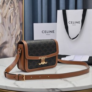 Celin Triomphe Shoulder Bag-22.5×16.5×7.5CM - Image 5
