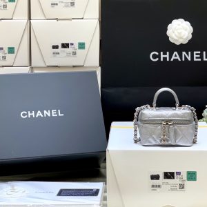 Ch@nel Vanity Bag-11.5x12x7CM - Image 2